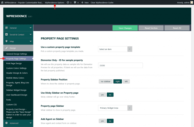 How to Enable / Disable contact form in lightbox for property gallery WP Residence Help
