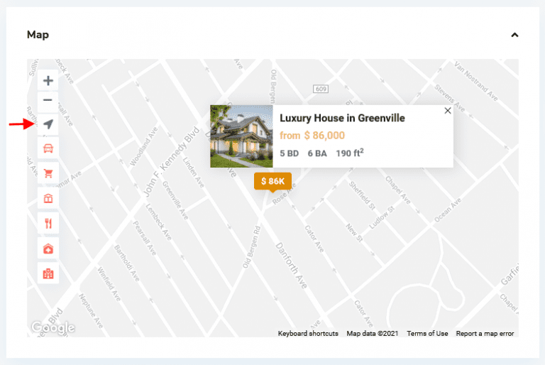 Google Map Street View WP Residence Help