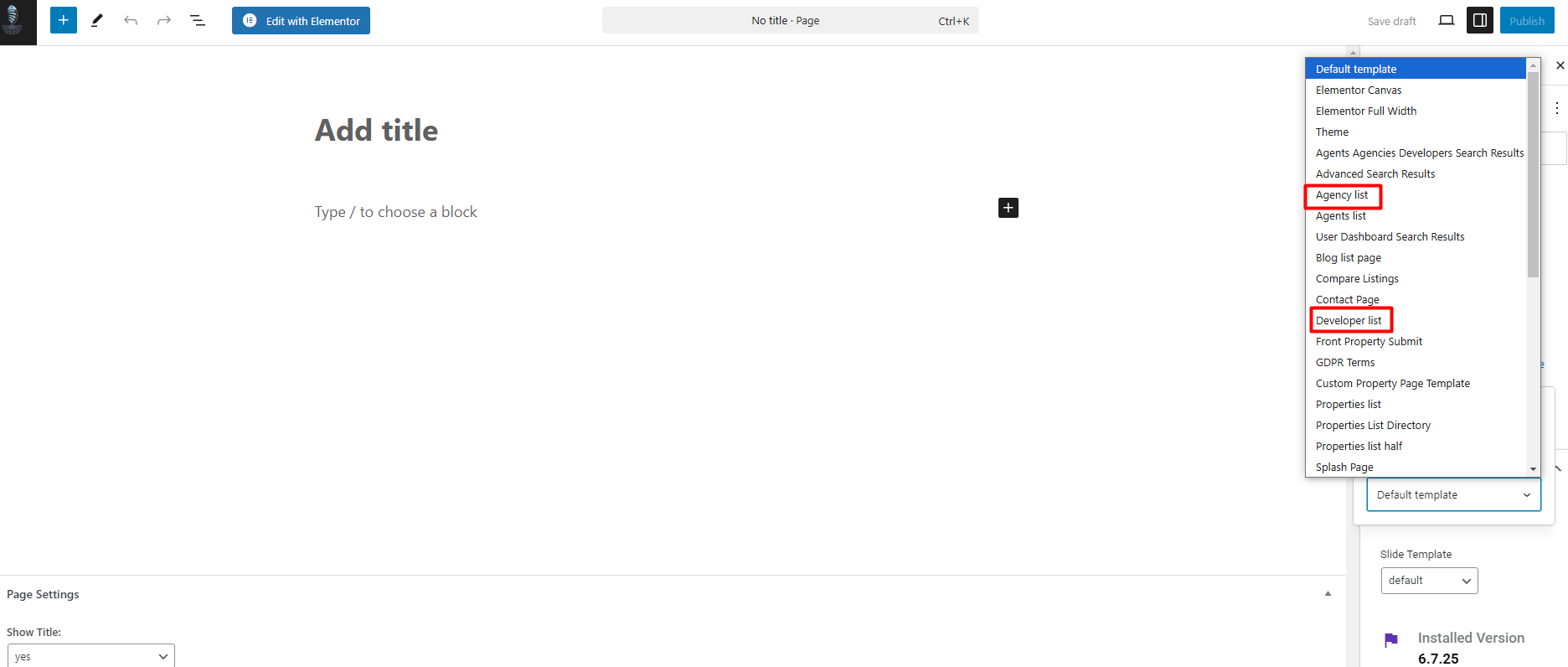 Agencies List Template Example
